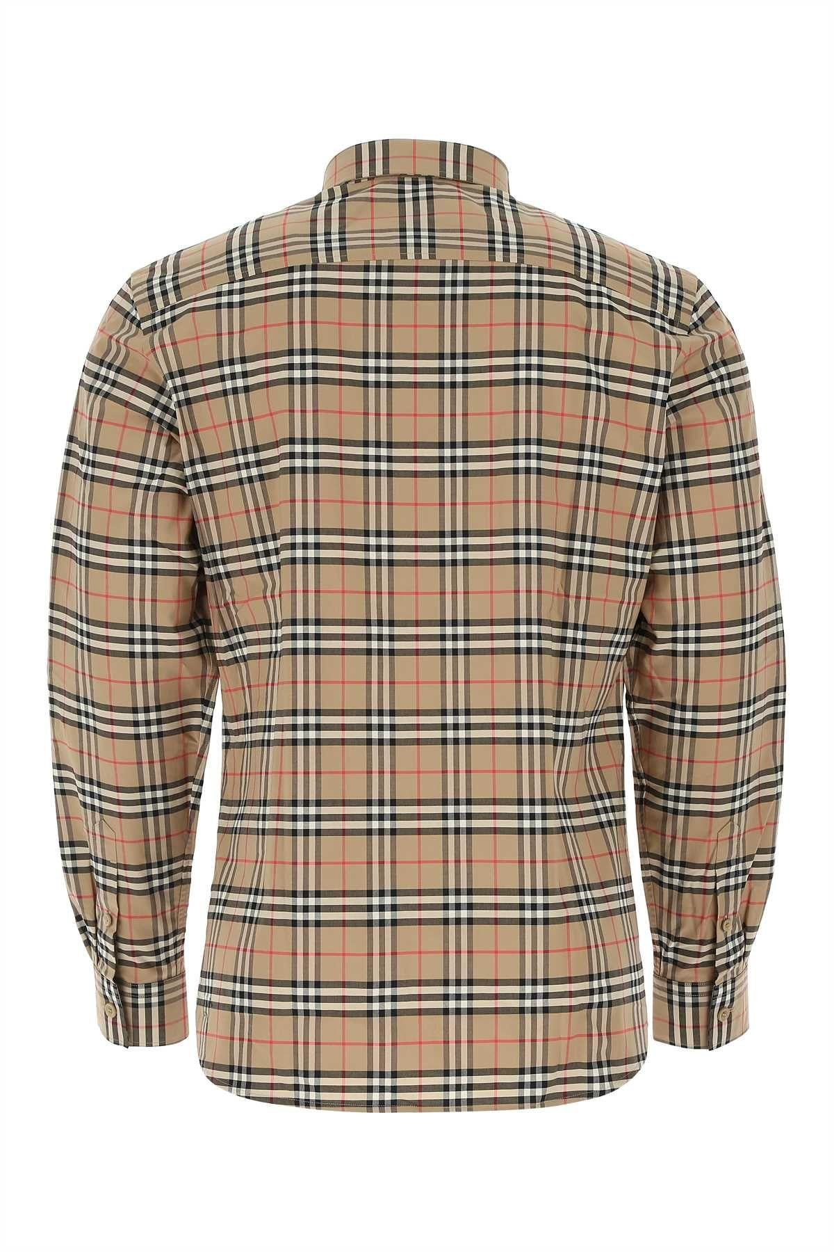BURBERRY Long Sleeve Button-Down Shirt Men’s FW26 Black