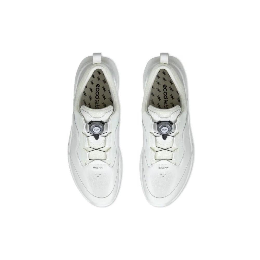 ecco BIOM 22 BOA White Leather Low-Top Men’s Sneakers 830864 01007
