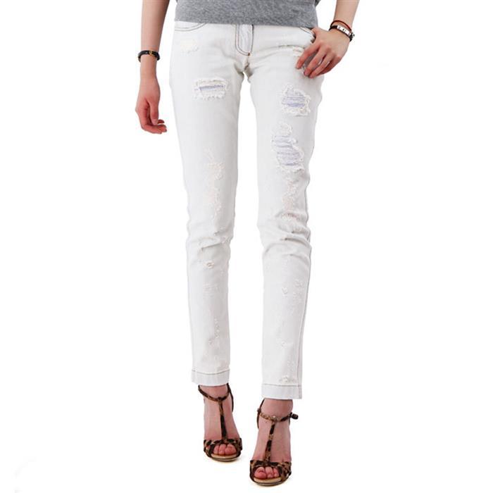 Dolce&Gabbana White Denim Jeans Women’s