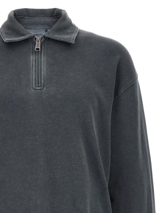 CARHARTT WIP Cotton Polo Shirt for Men I036893 3IWGD CARBON DOM