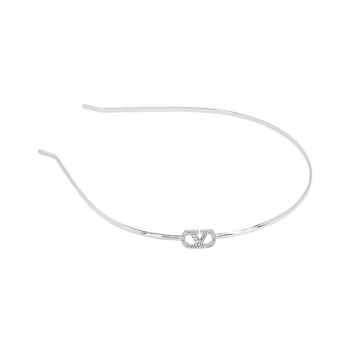 VALENTINO Women’s Leather Headband Ivory