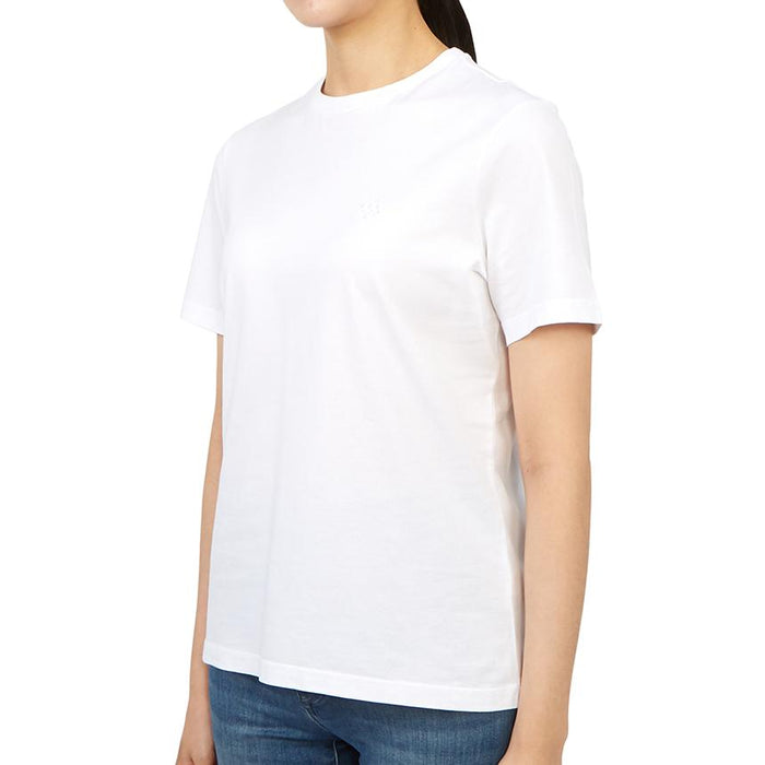 Tory Burch Short Sleeve T-Shirt White Cotton Top
