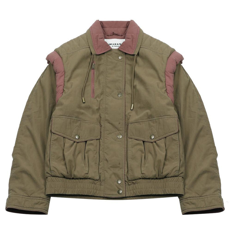 Isabel Marant Etoile Desa Button Drawstring Puffer Jacket VE0523FA C3G01E 67KI