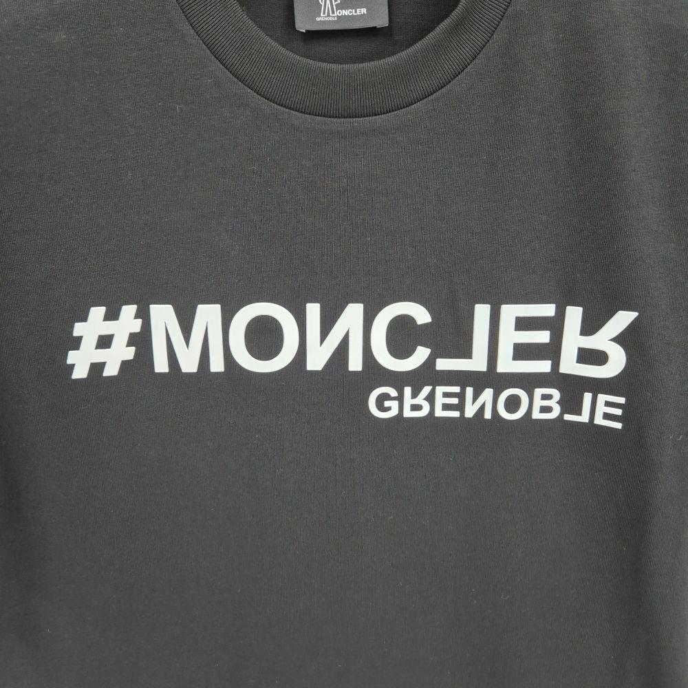 Moncler Grenoble Logo Men’s Short Sleeve T-Shirt Black