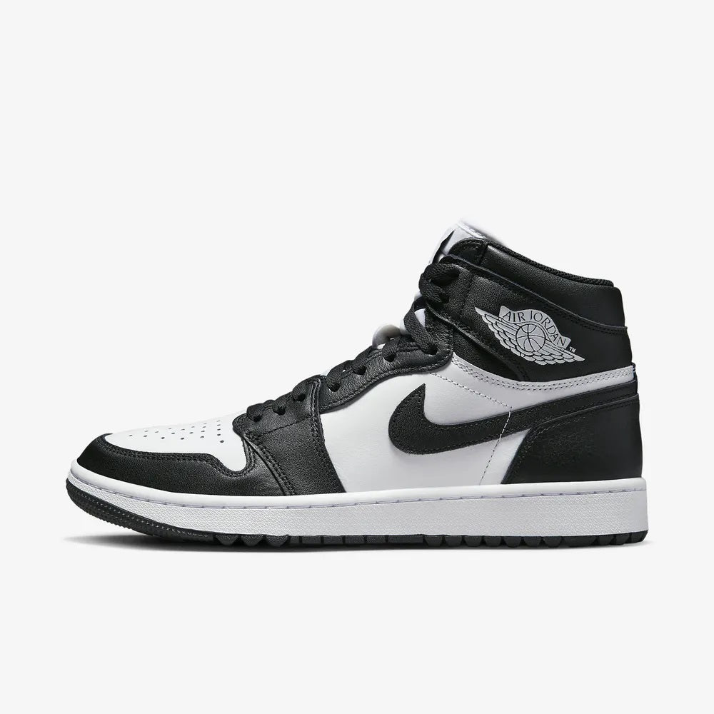 Nike Air Jordan 1 High Golf White Black Men's Golf Shoes DQ0660 101