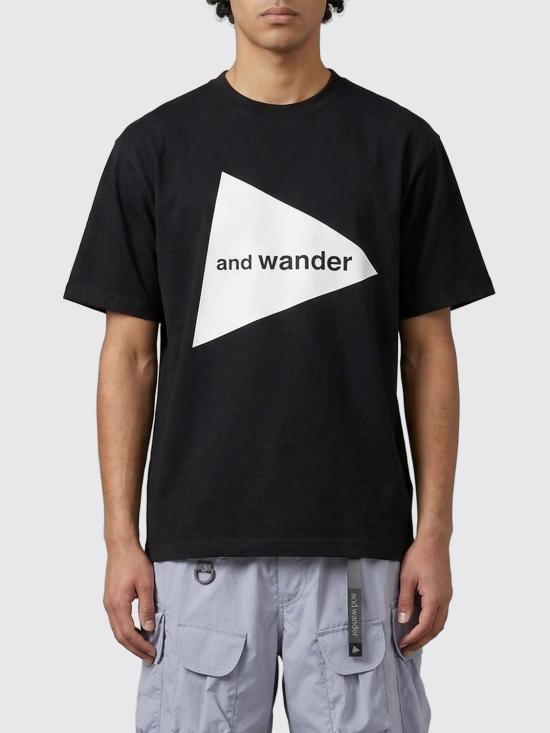 and wander Black Short Sleeve T-Shirt