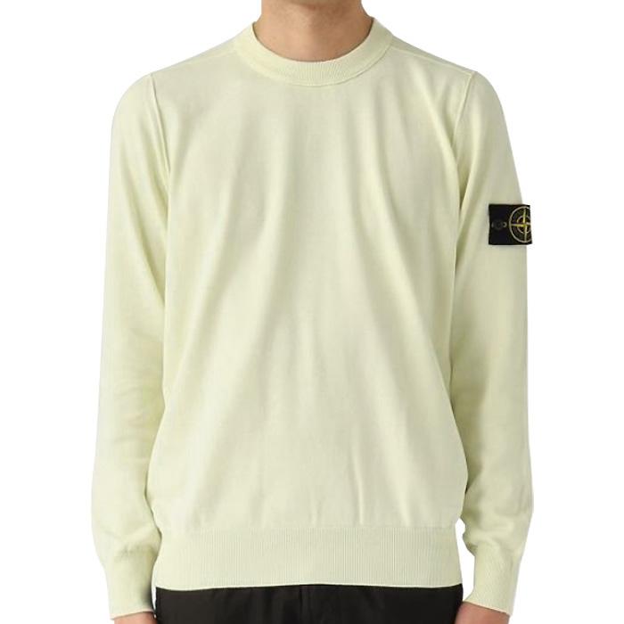 STONE ISLAND Men’s Logo Patch Crewneck Knit Sweater 5100053 S00B2 V0095