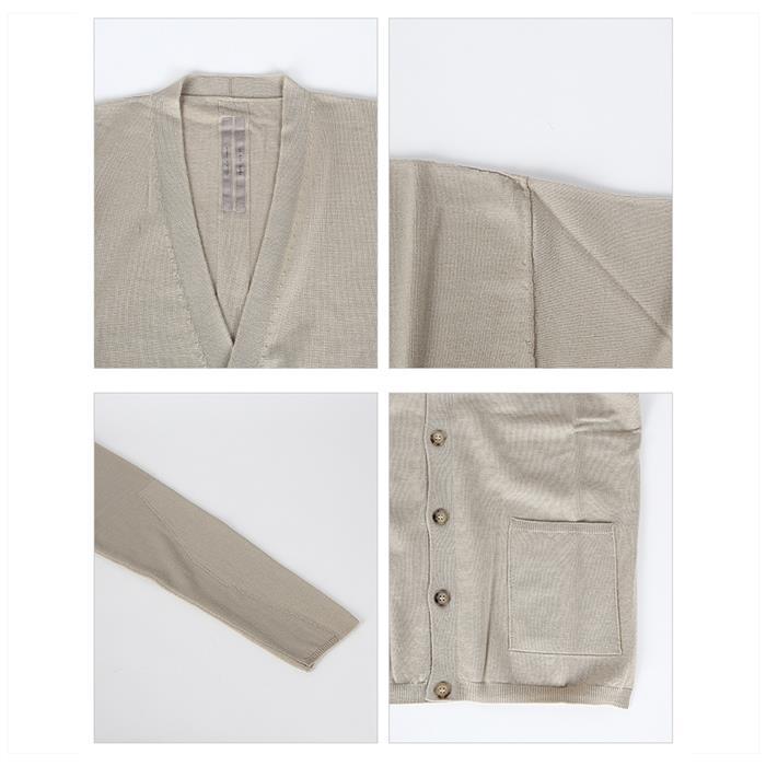 Rick Owens Pearl Medium Cardigan for Men
