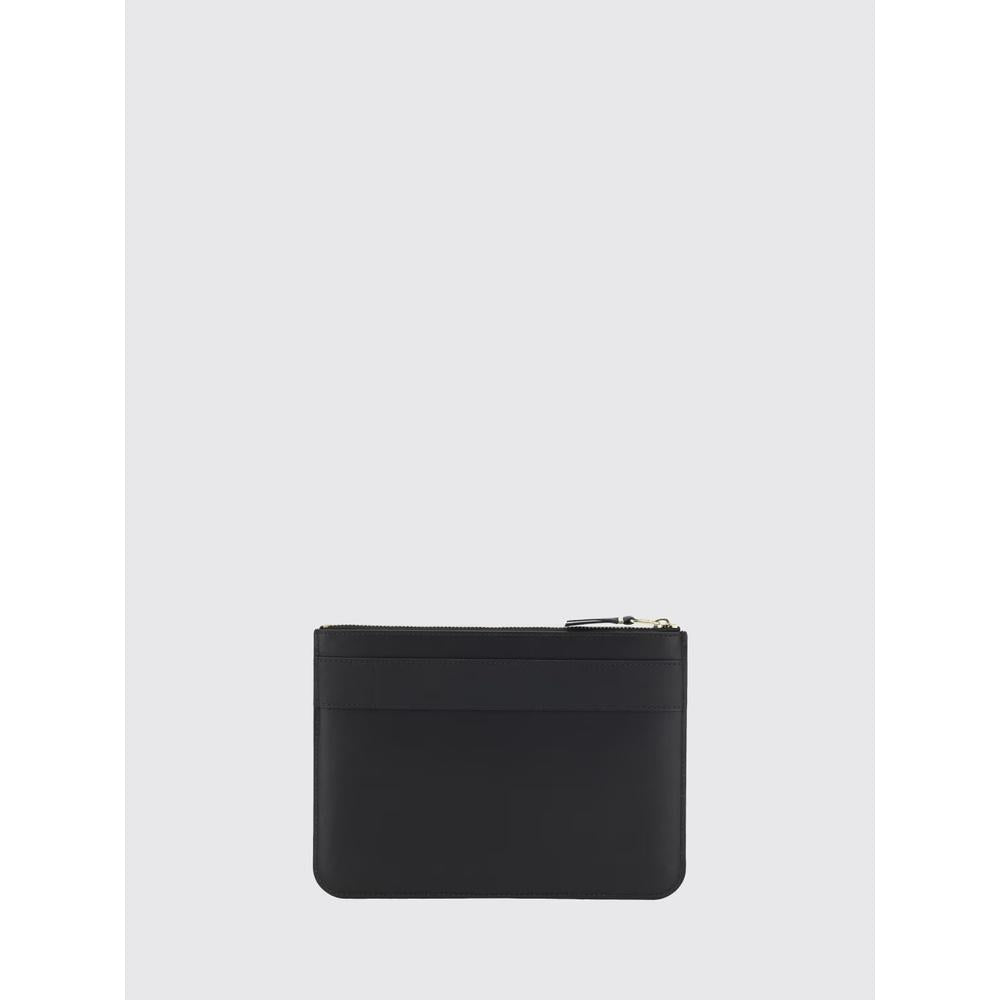 Comme des Garcons Big Bow Leather Clutch Bag Black