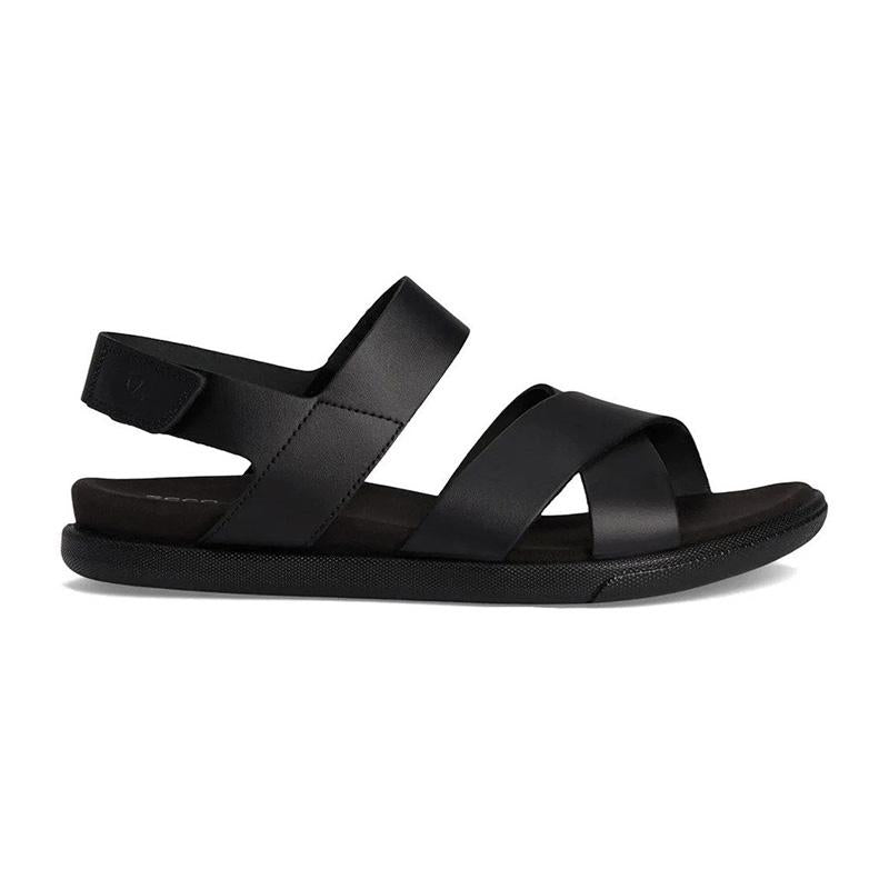 ecco Samara Leather Sandals Women Black