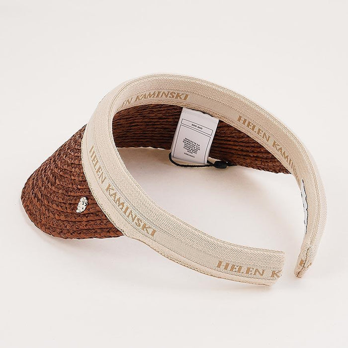 HELEN KAMINSKI Nutshell Natural Logo Bianca 8 Visor Hat Women’s Cap