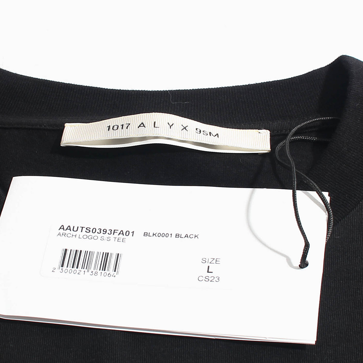 ALYX Men's Logo Print Black Short-Sleeve T-Shirt AAUTS0393FA01 001
