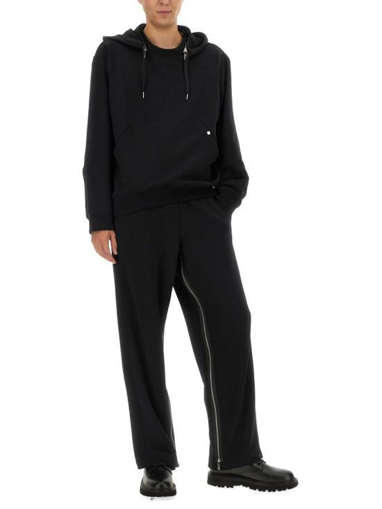 Helmut Lang Black Cotton Hooded Sweatshirt O06 HM502001