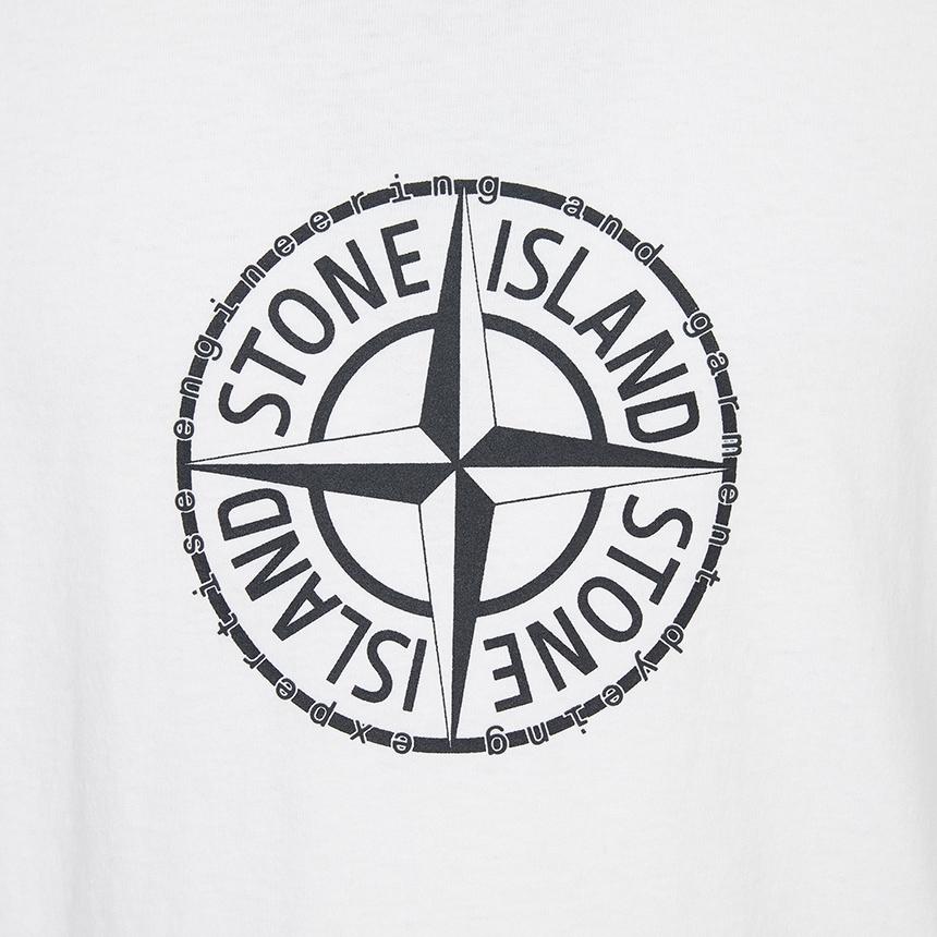STONE ISLAND Men’s Short Sleeve T-Shirt Black Cotton