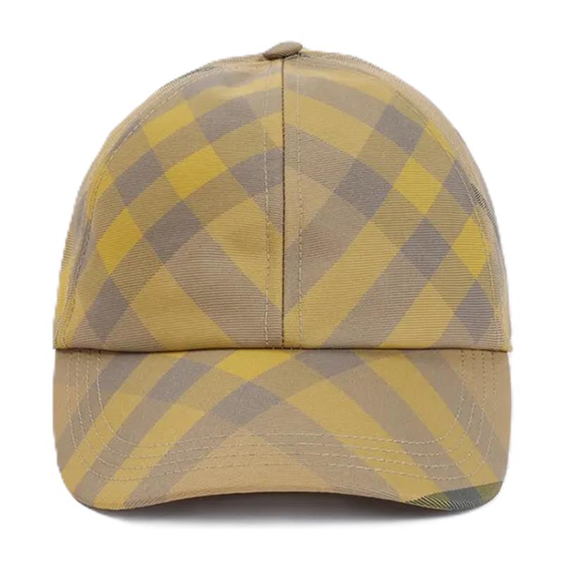 BURBERRY Vintage Check Cotton Baseball Cap