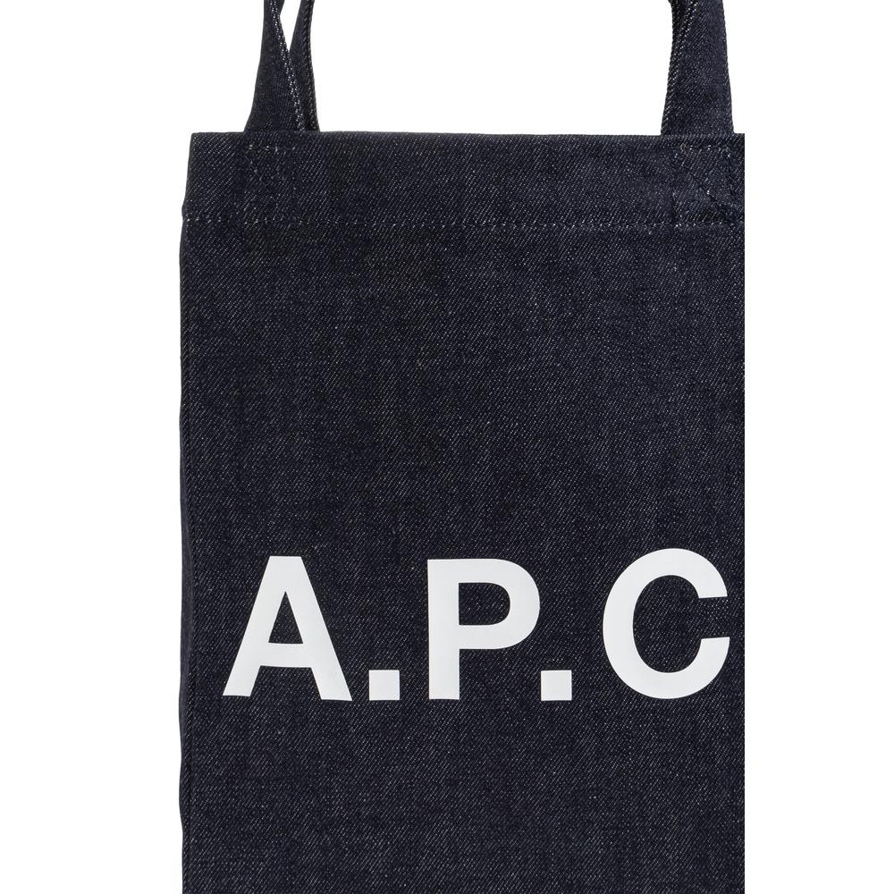 A.P.C. Lou Tote Bag Leather Beige Women’s Tote