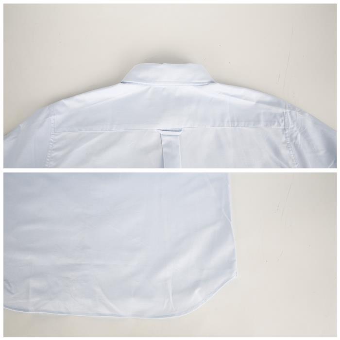 Maison Kitsune Mini Fox Head Classic BD Long Sleeve Shirt MM00413WC2010 P410