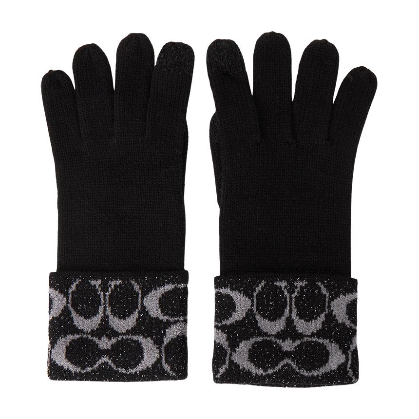 Coach Women’s Knit Gloves & Beanie Set COWC554585 001
