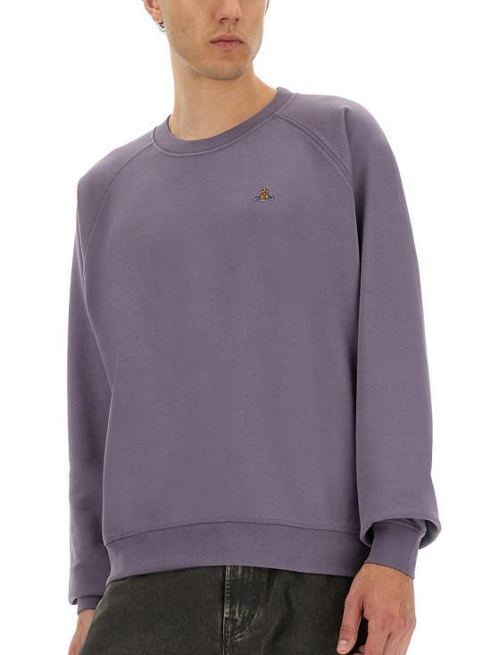 Vivienne Westwood Long Sleeve Sweatshirt Top 3I010014 J006O K405 CADET DOM