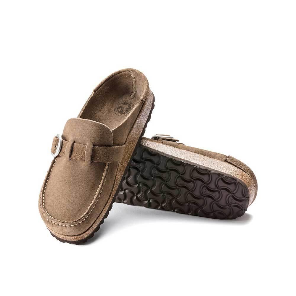 Birkenstock Buckley Suede Mule Slippers Women’s Brown