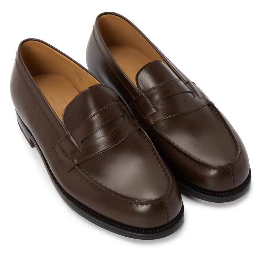 J.M. WESTON Men’s Loafers Width E 11411541801F E CHOCOLATE