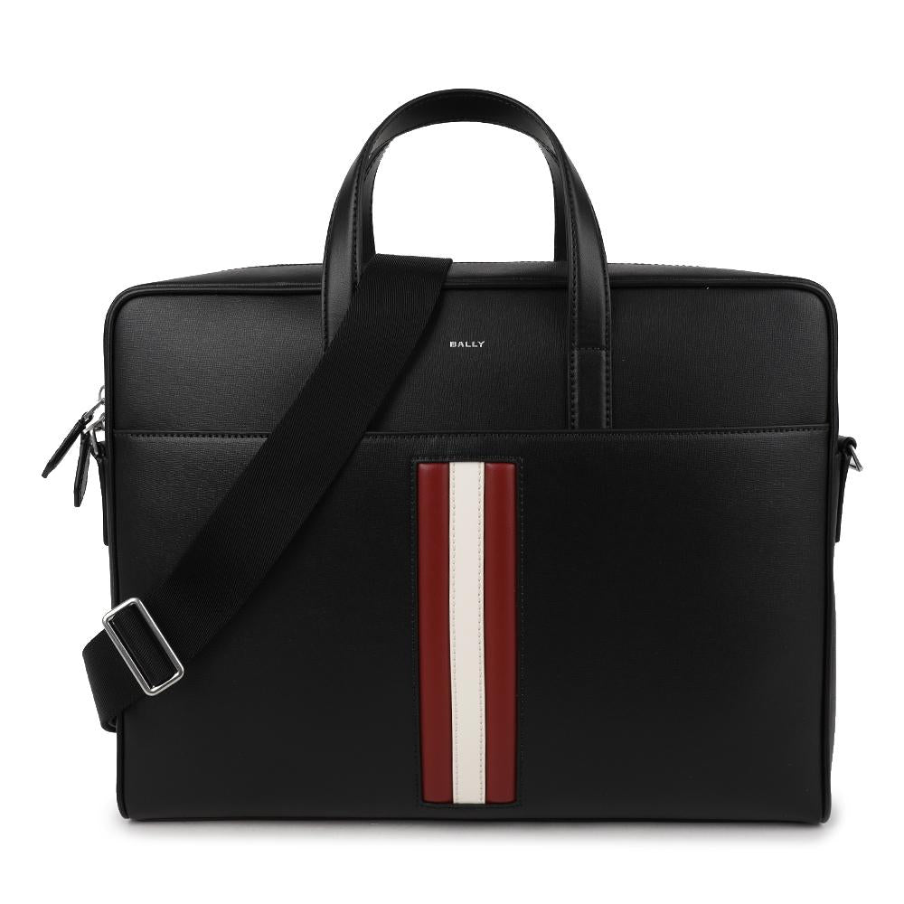 BALLY Mythos Leather Briefcase Black MAB01N EC001 I946P