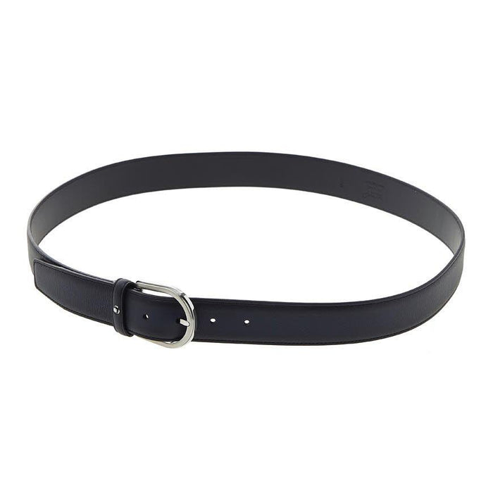 Montblanc Men’s 35mm Leather Belt 123888 BLUE