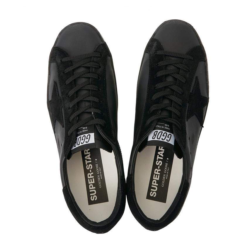 GOLDEN GOOSE Superstar White Leather Low-Top Sneakers Men