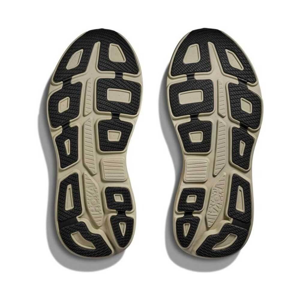 HOKA Bondi 9 Running Shoes Men’s Low-Top Sneakers Gray/Silver 1162011 GSSL