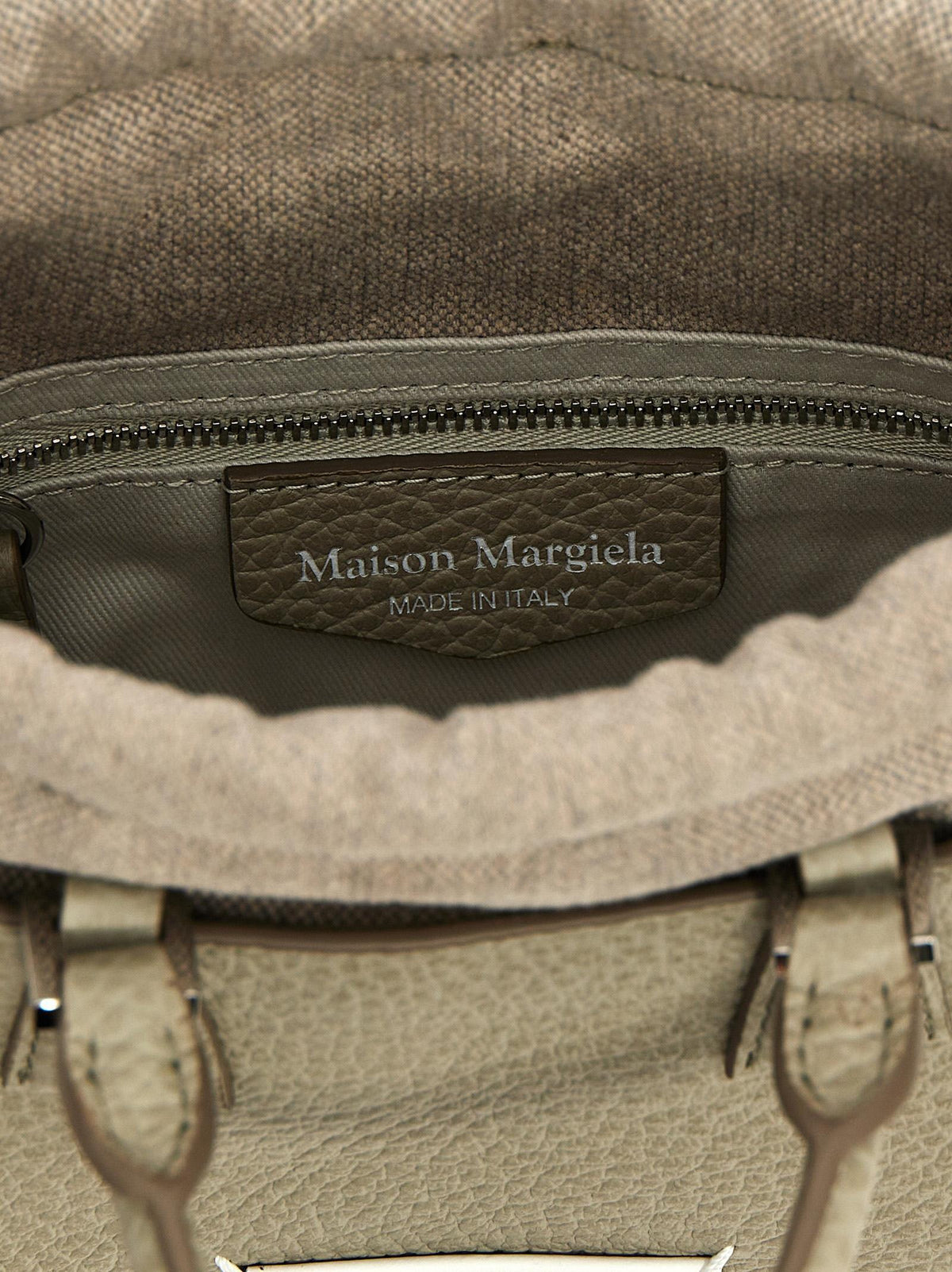 Maison Margiela Black Leather Tote Bag