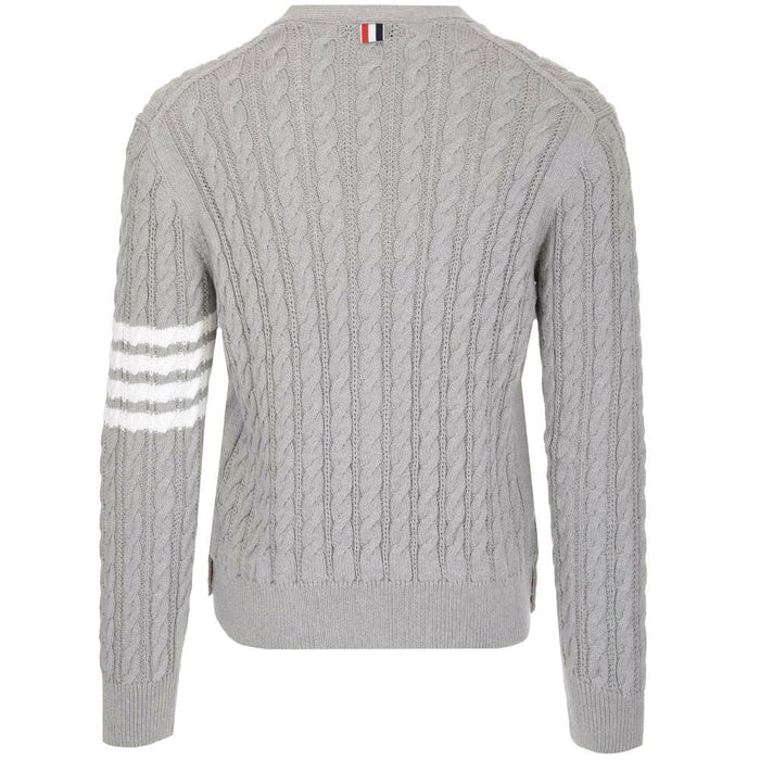 THOM BROWNE Diagonal Cable Knit Cardigan Men’s MKC396A Y3017 055