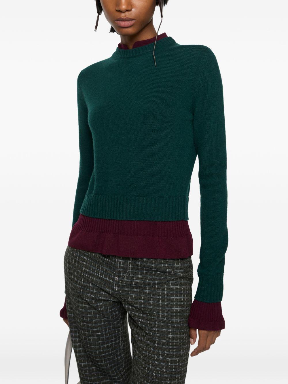 Acne Studios Wool Round Neck Knit Sweater for Women