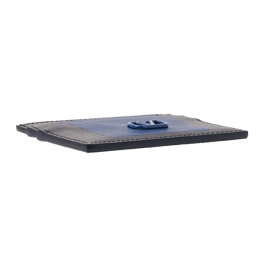 VALENTINO Garavani V-Logo Leather Card Holder for Men