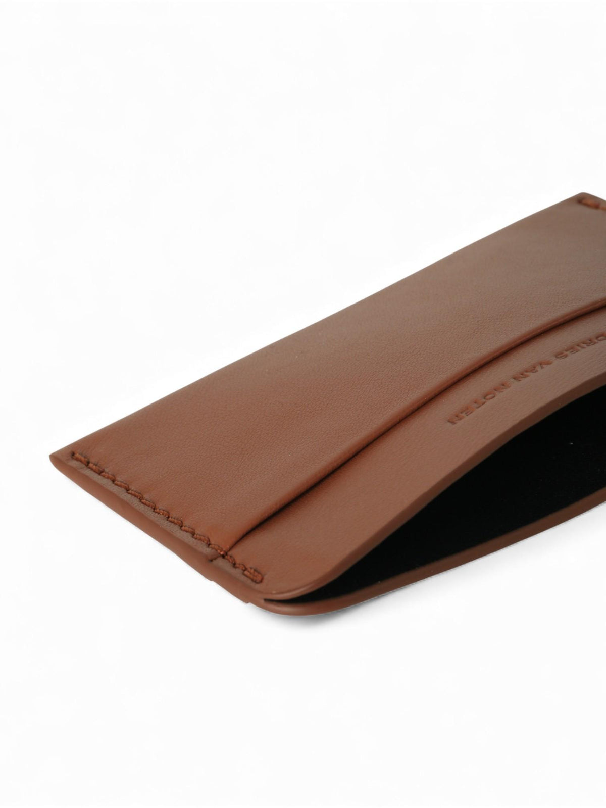 Dries Van Noten Tan Leather Card Case Cardholder 242 022100 199 712