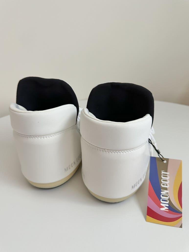 MOON BOOT White Snow Boots Pumps Style Women’s Winter Boots 14600300 002