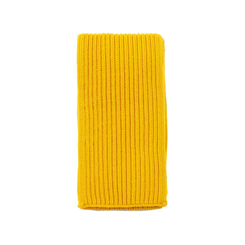 ANDERSEN-ANDERSEN Ribbed Wool Scarf Yellow
