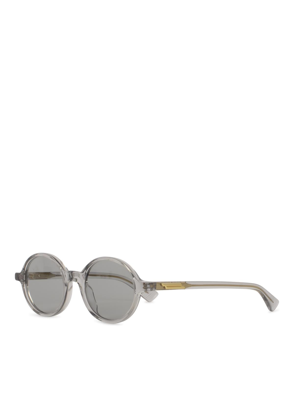 Bottega Veneta Black Acetate Square Sunglasses