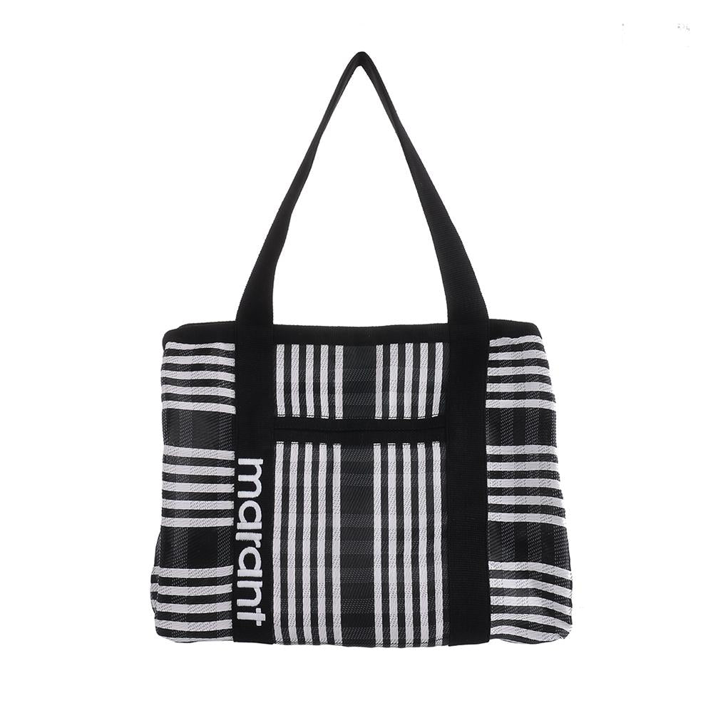 Isabel Marant Darwen Logo Stripe Women’s Tote Bag PP0021FA A1X17M BKWH