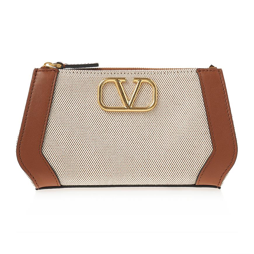 VALENTINO Garavani VLogo Signature Leather Pouch Bag Women’s