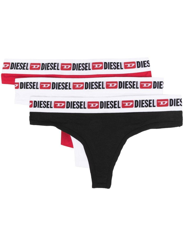 DIESEL Women’s 3-Pack String Thong Underwear Multi Color