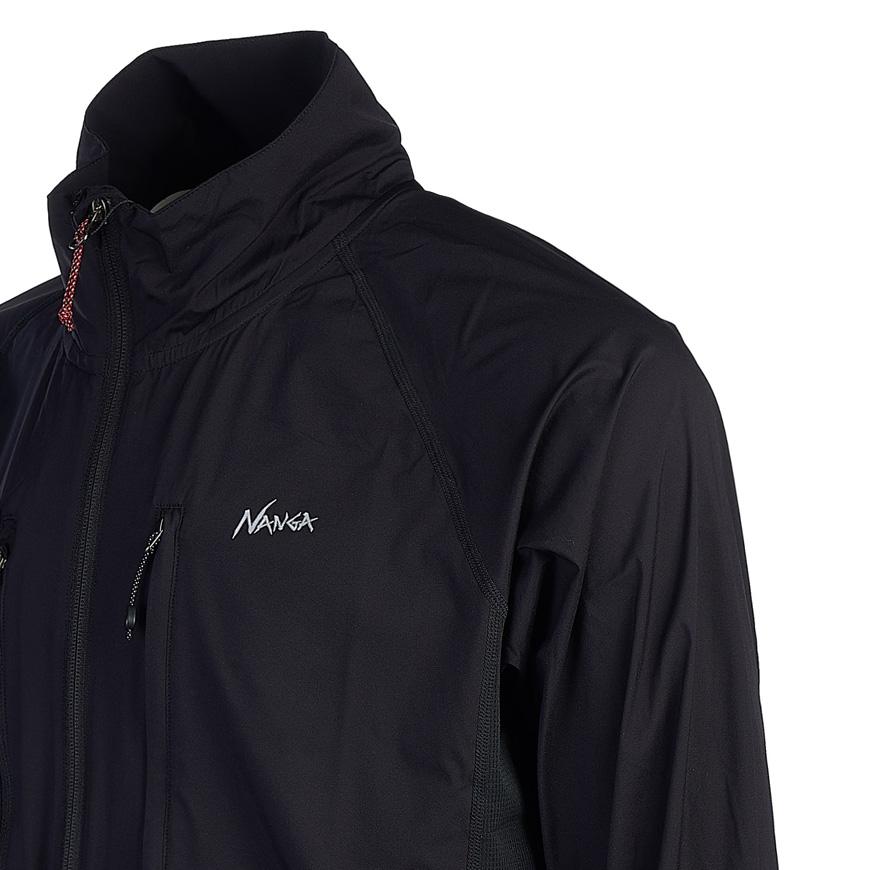 NANGA Men’s Hybrid Tech Hike Zip Jacket Blue NW2311 1E508 BLK
