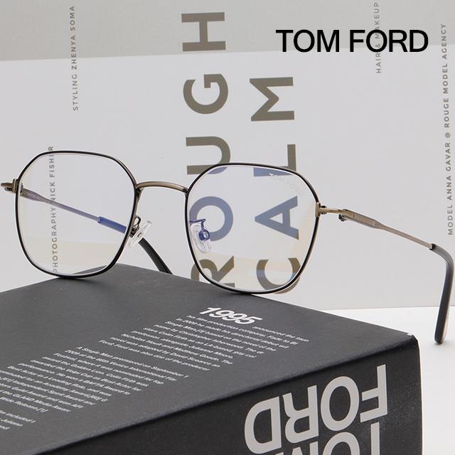 TOM FORD Vintage Blue Light Blocking Unisex Eyeglasses Frame TF5786KB 001