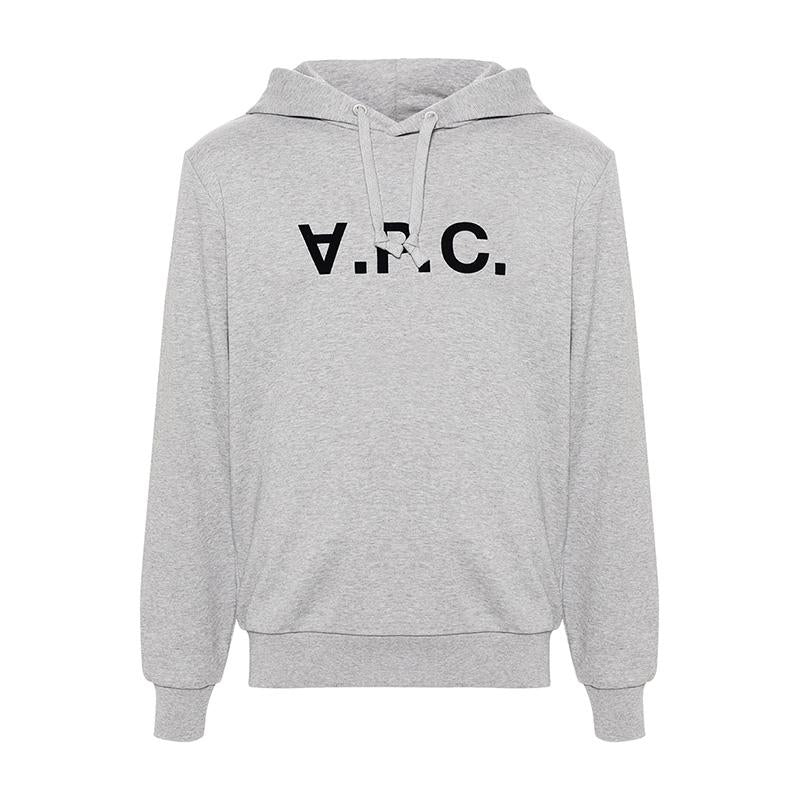 A.P.C. VPC Logo Gray Hooded Sweatshirt Men