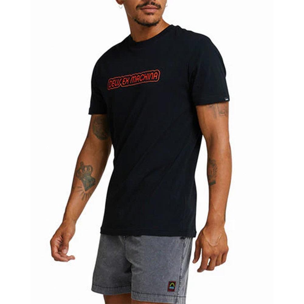 Deus Ex Machina Men’s Pot Short Sleeve T-Shirt Black DMS231194B BLK