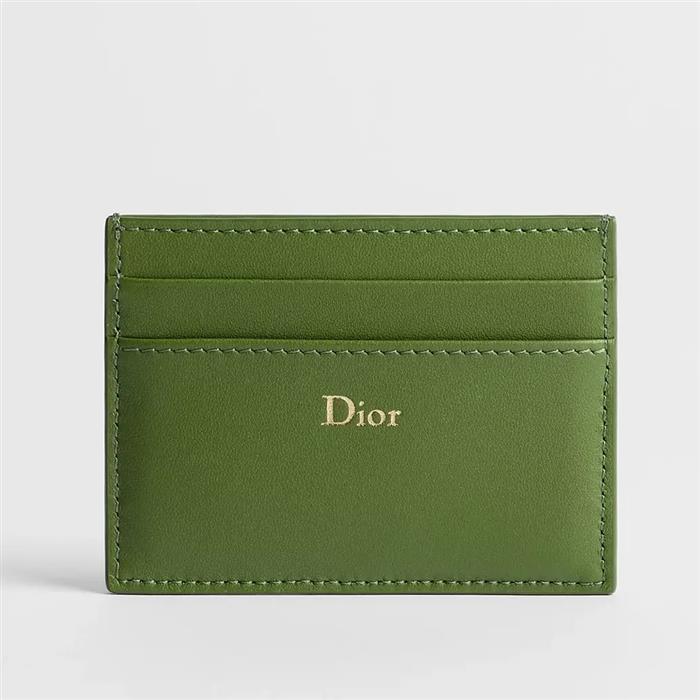 DIOR Jardin Freesia Leather Card Wallet