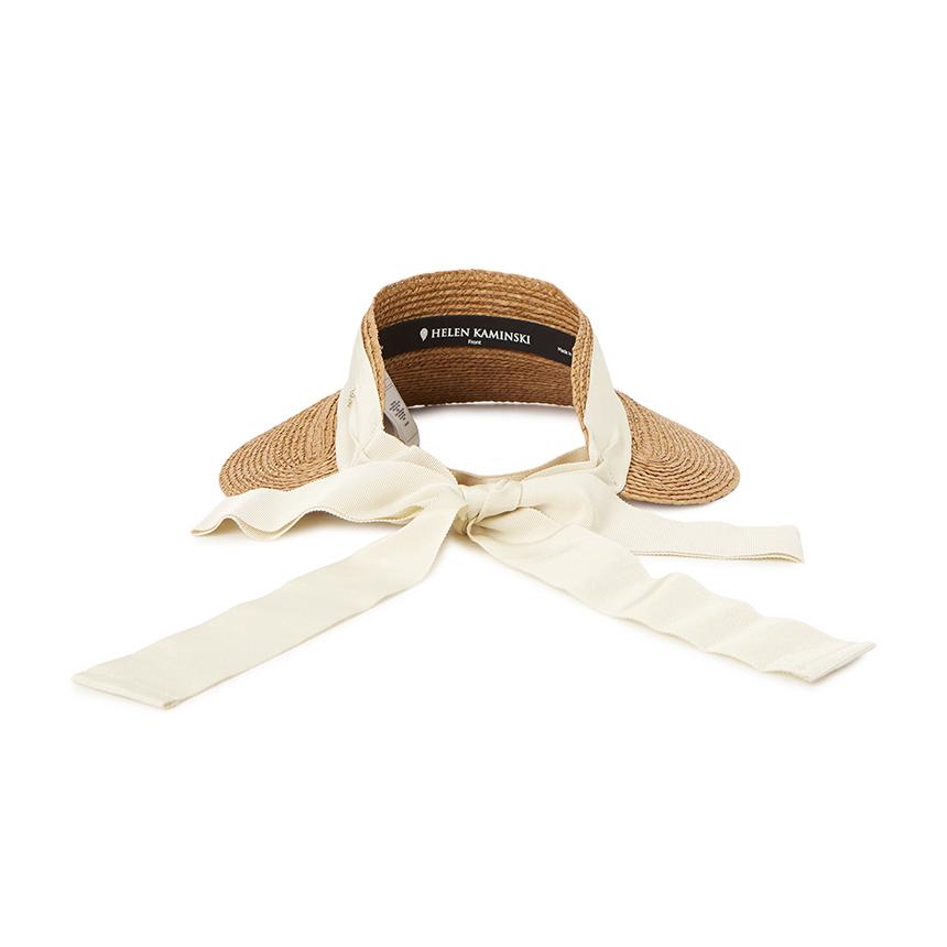 HELEN KAMINSKI Sabina Women’s Visor Cap Nougat Cream