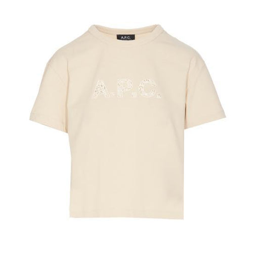 A.P.C. Annie Short Sleeve T-Shirt White Cotton