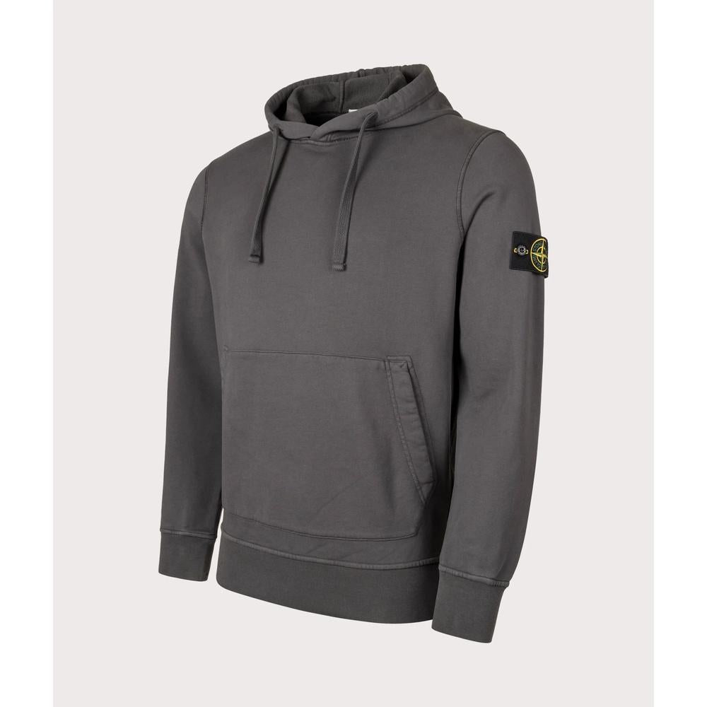 STONE ISLAND Cotton Fleece Men's Hoodie Pullover