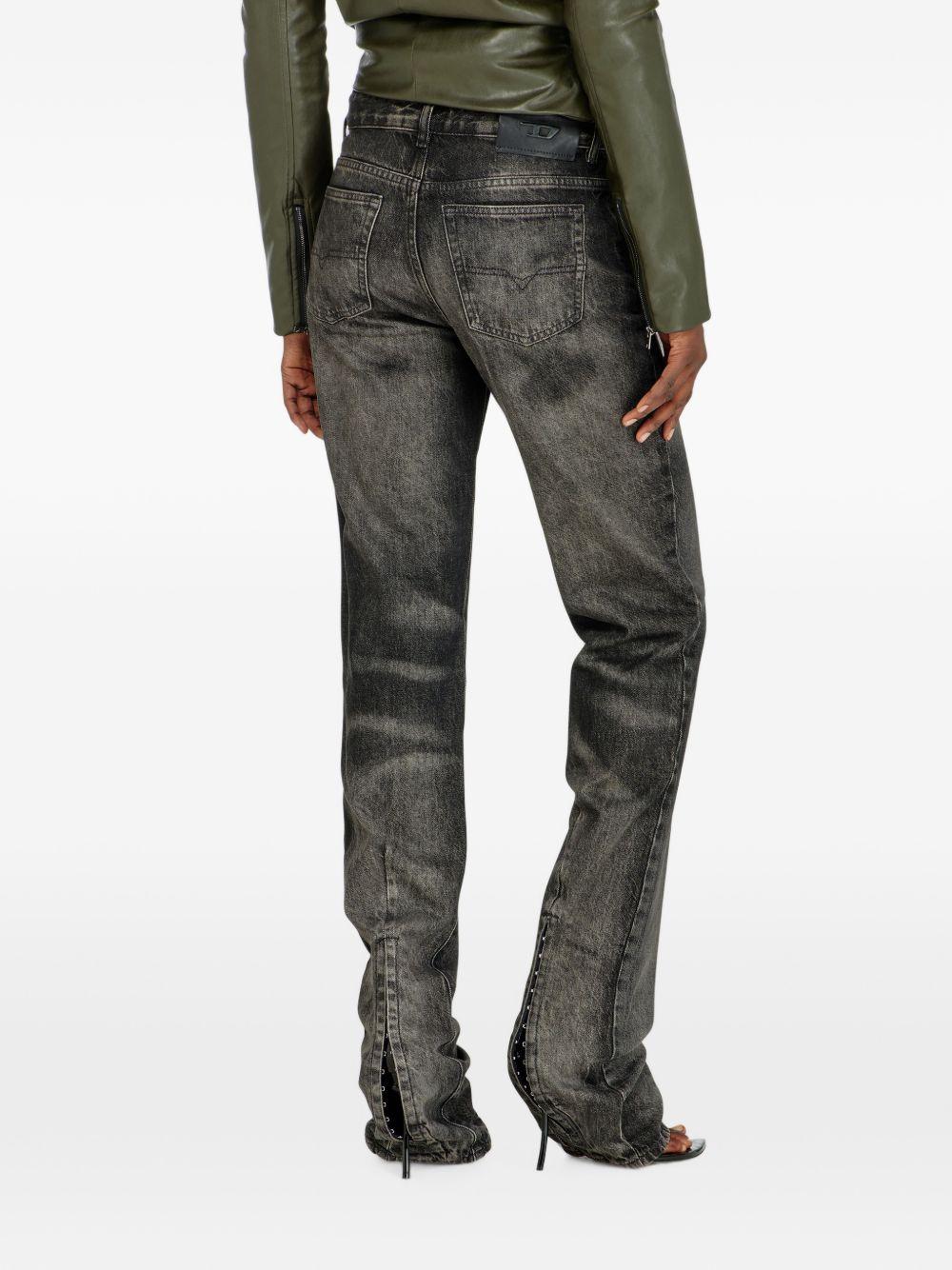 DIESEL Blue Denim Jeans Women’s Straight-Leg Pants