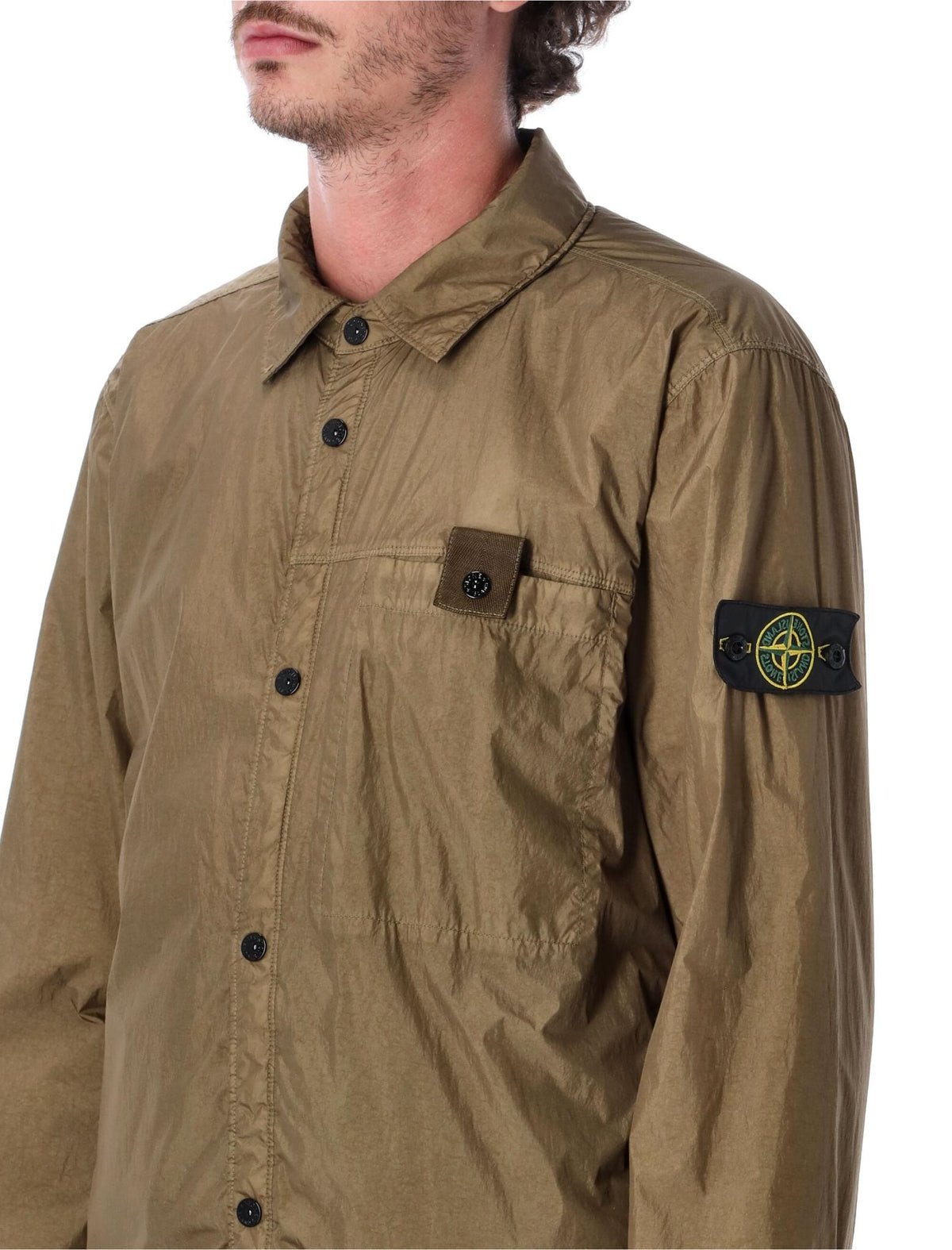STONE ISLAND Nylon Bomber Jacket Men’s Black